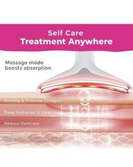 Biiney pinknext glow LIMITED EDITION 7 color LED NECK FACIAL THERAPY MASSAGER