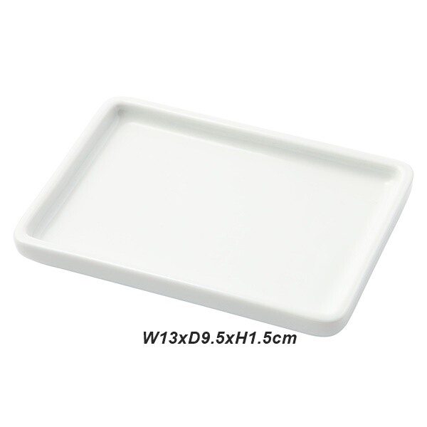 [MUJI] White Porcelain Tray Small / Stainless Steel Soap Dish (Select)