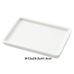 [MUJI] White Porcelain Tray Small / Stainless Steel Soap Dish (Select)