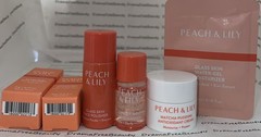 Peach & Lily Matcha Pudding Cream, Glass Skin Face Polisher, Ginger Melt 4pc Lot