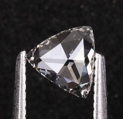 1Ct Trillion Cut Certified Lab Grown Diamond D Color VVS1 Clarity Loose Gemstone