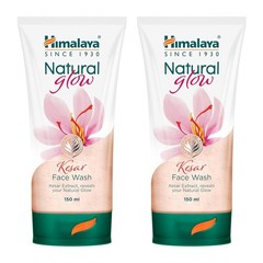 Pack of 2 Himalaya Natural Glow Kesar Face Wash 100ml Each for Radiant Skin