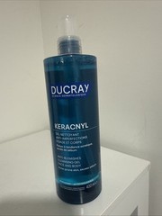 Ducray Keracnyl Cleansing Gel (Face & Body) 400ml . EXP 07/2028