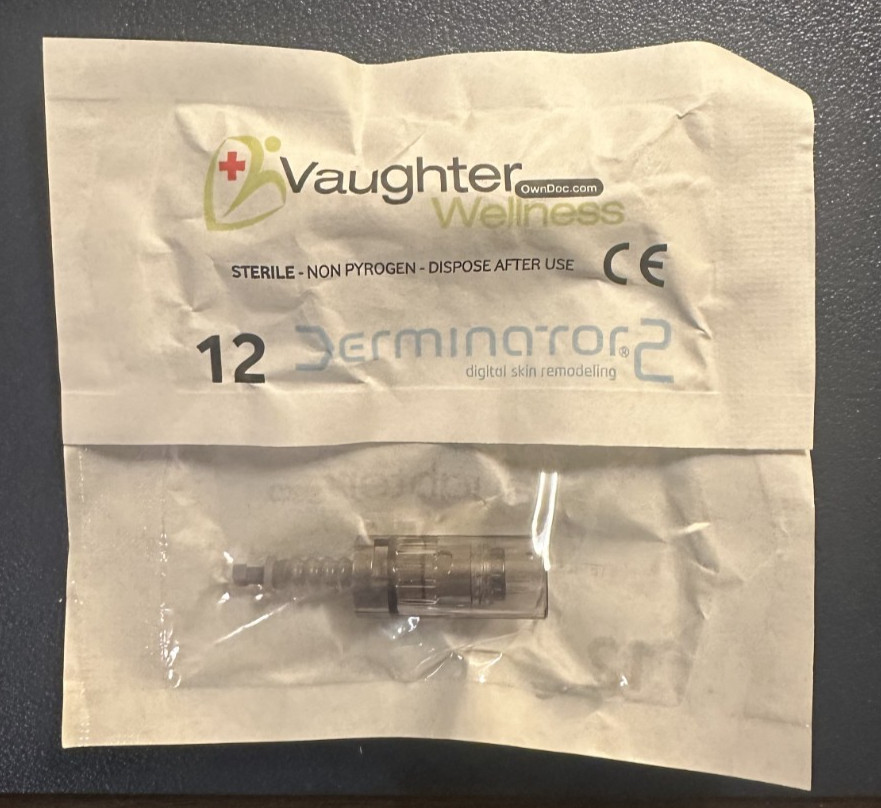 Derminator 2 Microneedling Cartridge Needle New 12 Pin Needles New Authorized