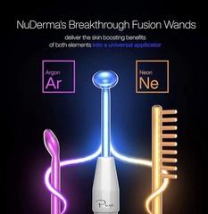 NuDerma Clinical Skin Therapy Wand – Portable Skin Therapy Machine -Sealed