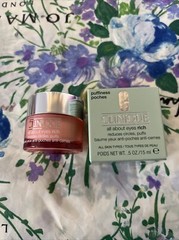 Clinique All About Eyes Rich Reduces Circle & Puffs For All Skin Types .5oz/15ml