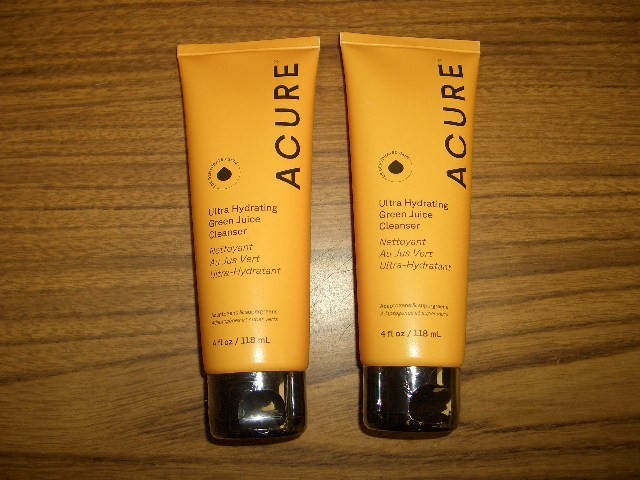 2 Tubes Acure Ultra Hydrating Green Juice Cleanser 4 fl oz ea For Hydrated Skin