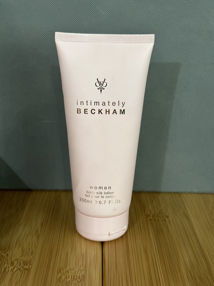 Coty Intimately BECKHAM Women Body Silk Lotion 6.7 oz 1/2 Full See pic