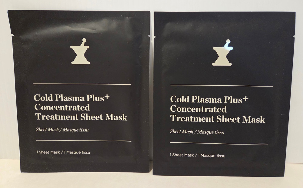 Perricone MD Cold Plasma Plus Concentrated Treatment Sheet Mask NEW Lot of 2