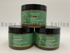 Bath & Body Works Eucalyptus Spearmint Sugar Scrub w/ Jojoba Oil S/3 #3006R