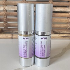 Now Solutions Skincare 2pk Hyaluronic Acid Serum Firming Moisterizer 1 fl Oz