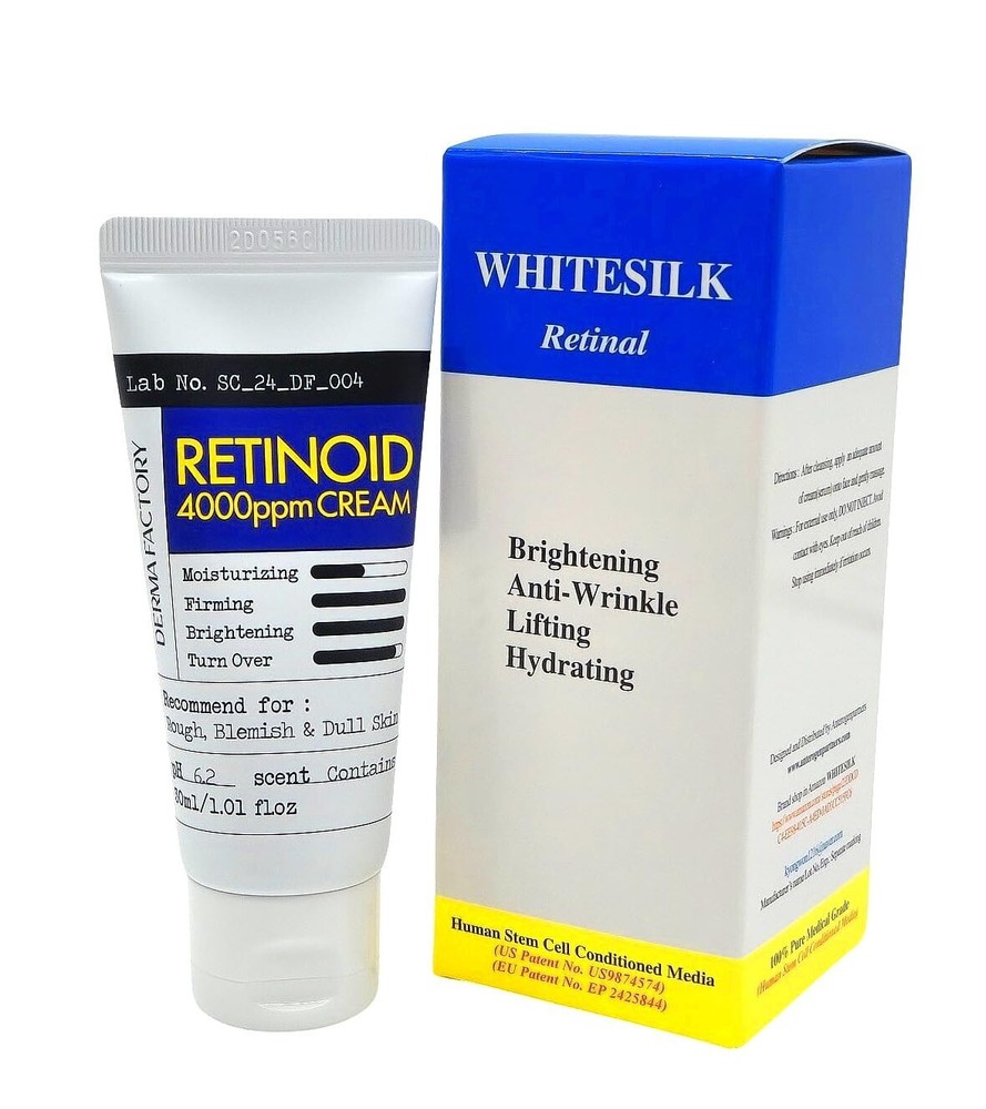 WHITESILK Retinaldehyde (4000ppm) & Bakuchiol Anti-Wrinkle SUPER Cream (30ml)