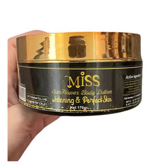 Miss Thai Thailand Body Cream Whitening, Makeup, Sunscreen 170g x 4 (EXP 2028)