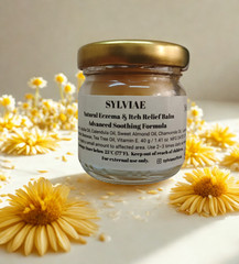Gentle Calendula Balm for Sensitive Skin, Natural Herbal Moisturizer, Comforting