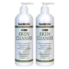 NutriBiotic NonSoap Skin Cleanser, Sensitive Skin with GSE – Hypoallergenic
