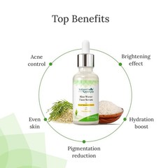 Kulsums Kaya Kalp Herbals Rice Water Face Serum with 10 % niacinamide 30ml FS