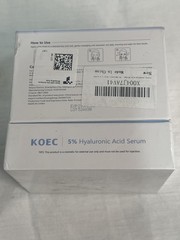 KOEC 5% Hyaluronic Acid Serum 30 Vials 1.52oz 45mL Deep Hydrating Face Neck