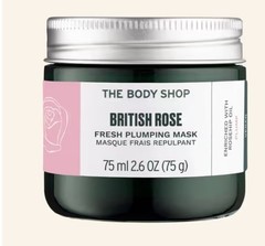 1 PIECE The Body Shop British Rose Fresh Plumping Mask- 75ML / 2.6 oz fs