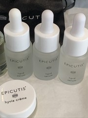 Set Of 3 – Epicutis 3 Piece Travel Set Oil Cleanser Lipid Serum Hyvia Cream.