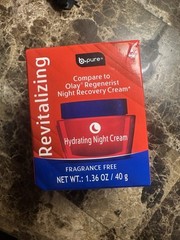 b-pure Revitalizing Hydrating Night Cream with Vitamins E, B3 & B5 – NEW