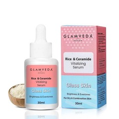 Glamveda Rice And Ceramide Vitalizing Serum For Soft Skin 30ml p206