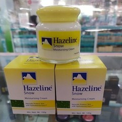 HAZELINE Snow Moisturizing Cream Whitening Natural ProtectSkin 100g