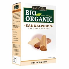 Indus Valley Organic Chandan Powder for Natural Skin Glow 200g Free Shipping