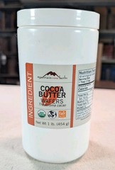 Mountain Rose Herbs Cocoa Butter Wafers 16 Oz Organic & Fair for Life Body Care