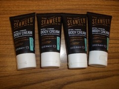 4 Tubes- The Seaweed Bath Co Firming Detox Body Cream Awaken Rosemary Mint 1.5oz