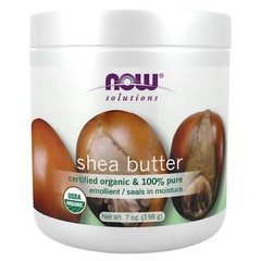NOW FOODS Shea Butter, Organic & Pure – 7 oz.