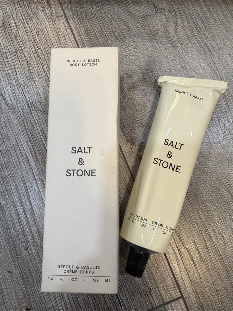Salt & Stone Neroli & Basilic Hydrating 3.4 oz Body Lotion Open Box Unused