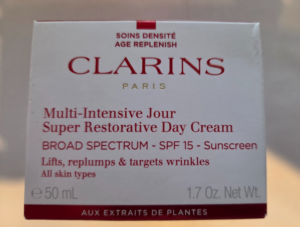 Clarins Multi-Intensive Jour Super Restorative Day Cream 1.7 oz SPF 15 Sunscreen