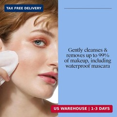 Neutrogena Makeup Remover Micellar Wipes for Face Daily Gently Removes Oil Dirt