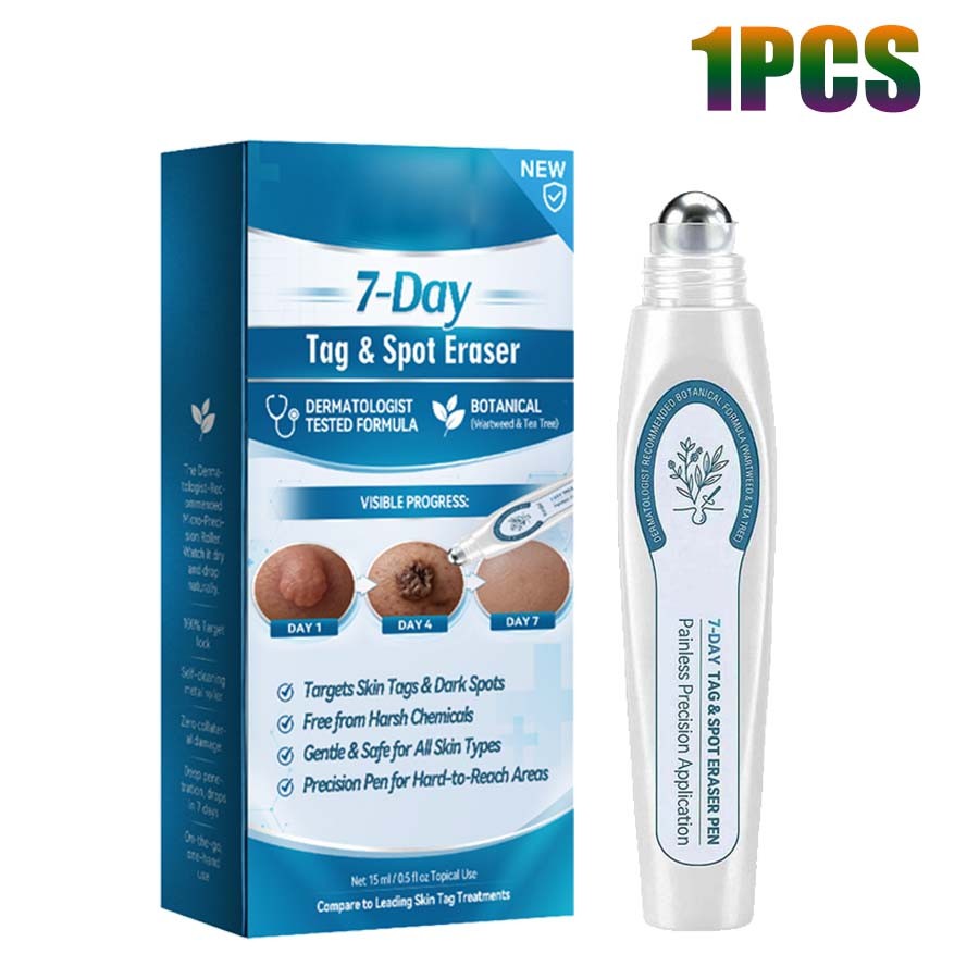 5X Tag &Spot Eraser Mole Skin Tags Removal Tool Eraser Pen Painless Long-Lasting