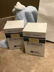 Hoygi anti-wrinkle firming cream Set Of Two 3 .53 oz. Jars W/ Pumps NEW IN BOXES