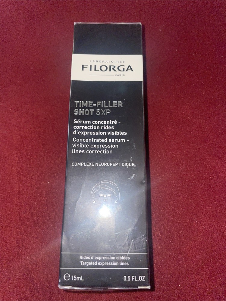 FILORGA TIME-FILLER 5XP SHOT Topical Face Serum Against Mimic Wrinkles 15 ml