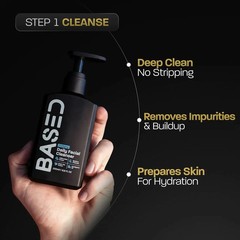BASED Daily Skincare Duo | Purifying Face Wash + Restoring Moisturizer | Built F