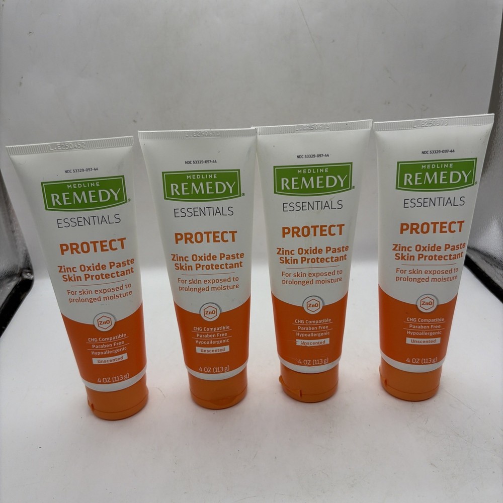 4c Medline Remedy Clinical Protect Zinc Oxide Skin Protectant Exp 2027