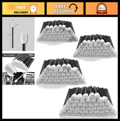 200 Foam Swabs 5.25&Prime; Lint-Free Cleanroom Swabs for Camera, Printer, Lens & Detai