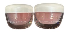 Lot 2 TATCHU The Kissu Lip Mask Peach Seed 9g .32 oz NEW