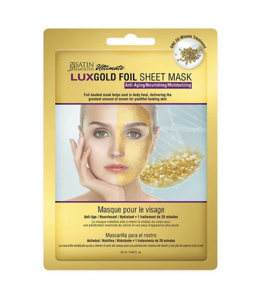 Satin Smooth Ultimate LuxGold Foil Sheet Mask (1)