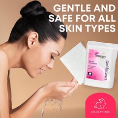 Swisspers Premium Facial Cleansing Pad 100 Cotton Ultra Soft Extra Large 50