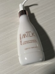 New Josie Maran Supersized 6.7 oz Argan Milk Body Renewal Serum Vanilla Apricot