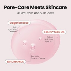 Rose Vitamin Revitalizing Oil to Foam Face Wash Cleanser K-Beauty 3.88 fl oz