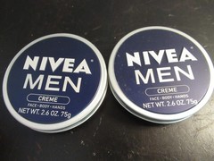 Nivea Men Creme Face Body Hands Lot of 2 Tins NOS Free USA Shipping