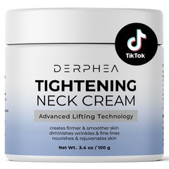 DERPHEA Neck Cream For Tightening And Firming: 3.4 Fl Oz (Pack of 1), Blue