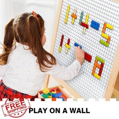 Etarnfly 8 Pack Baseplates White Peel Stick