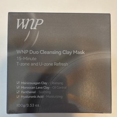 WNP Duo Cleansing Clay Mask 100g 3.53 oz Manicouagan Moroccan Lava Oil Control