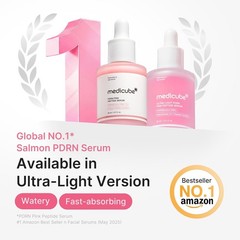 medicube PDRN Pink Peptide Serum with Salmon DNA | Ultra Light Hydrating Serum w