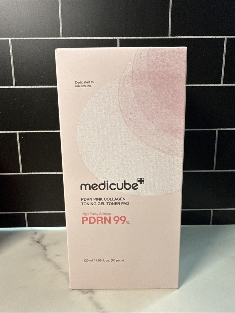 MEDICUBE PDRN Pink Collagen Toning Gel Toner Pad 70ea Blemish Care Brightening
